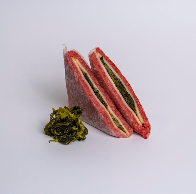 Tramezzino di scottona con broccoli e provola