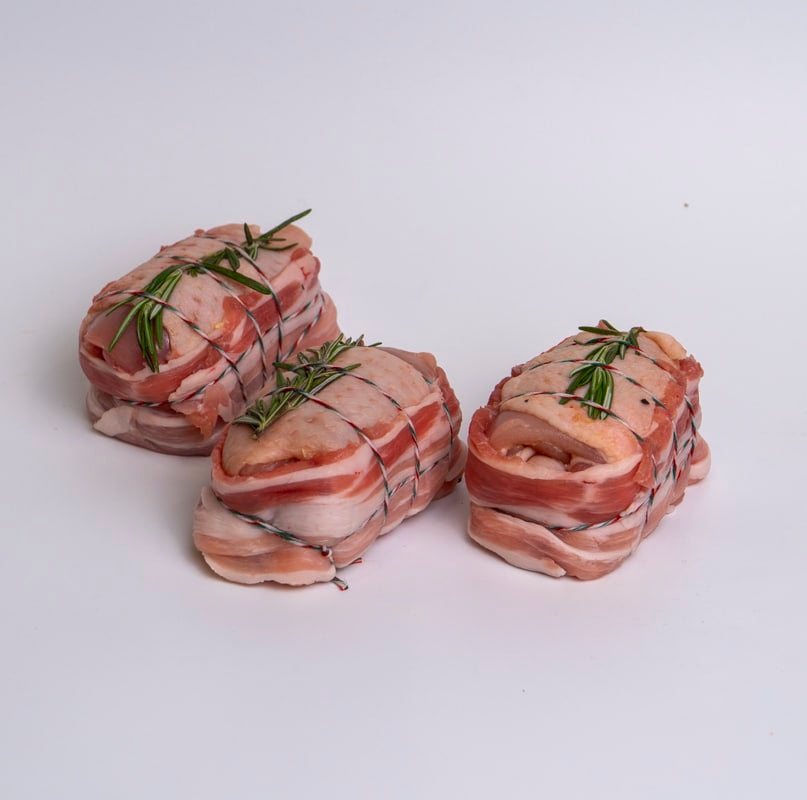 Involtino di pollo con prosciutto cotto e provola