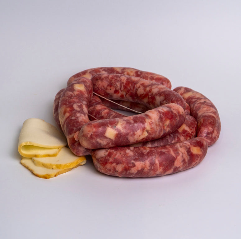 Salsicce di maiale con provola