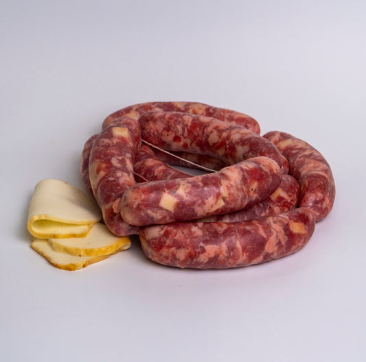 Salsicce di maiale con provola