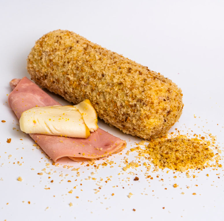 Crocchettone con prosciutto cotto e provola