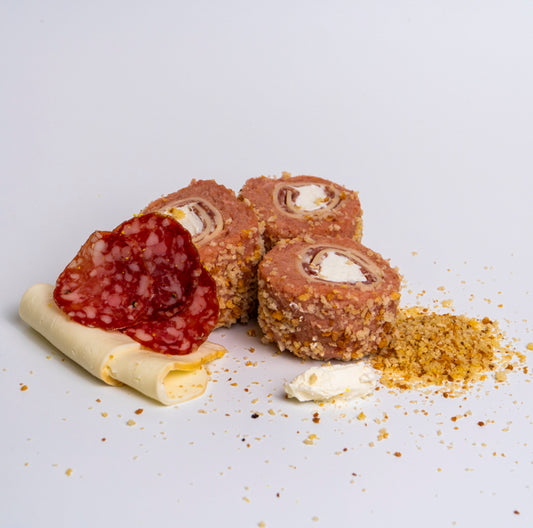 Appetitoso di pollo con salame, ricotta e provola