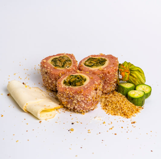 Appetitoso di pollo con zucchine e provola