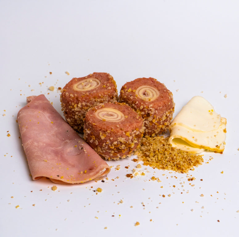 Appetitoso di pollo con prosciutto e provola