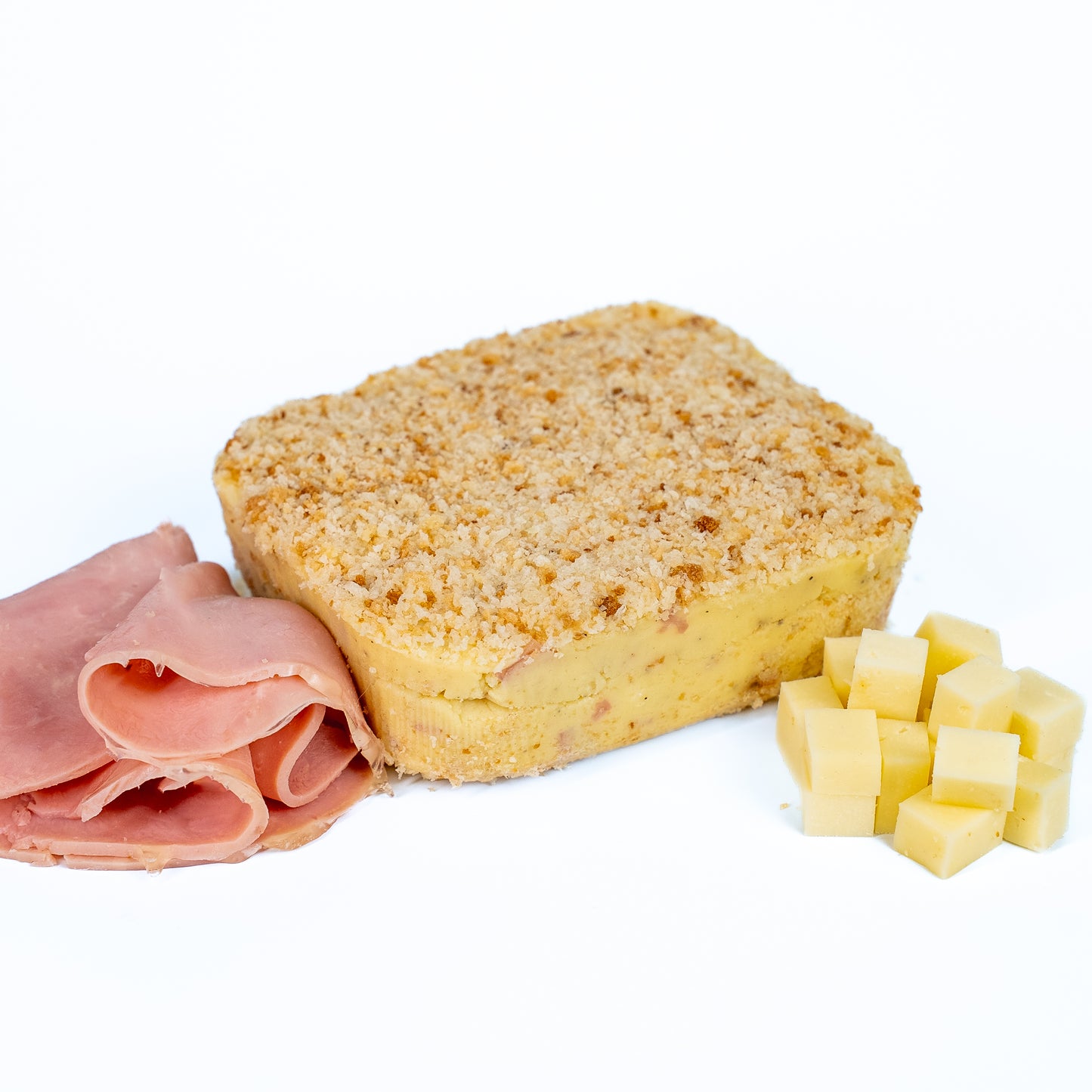 Gateau di patate con prosciutto e provola