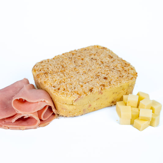 Gateau di patate con prosciutto e provola