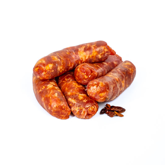 Salsicce di maiale piccanti