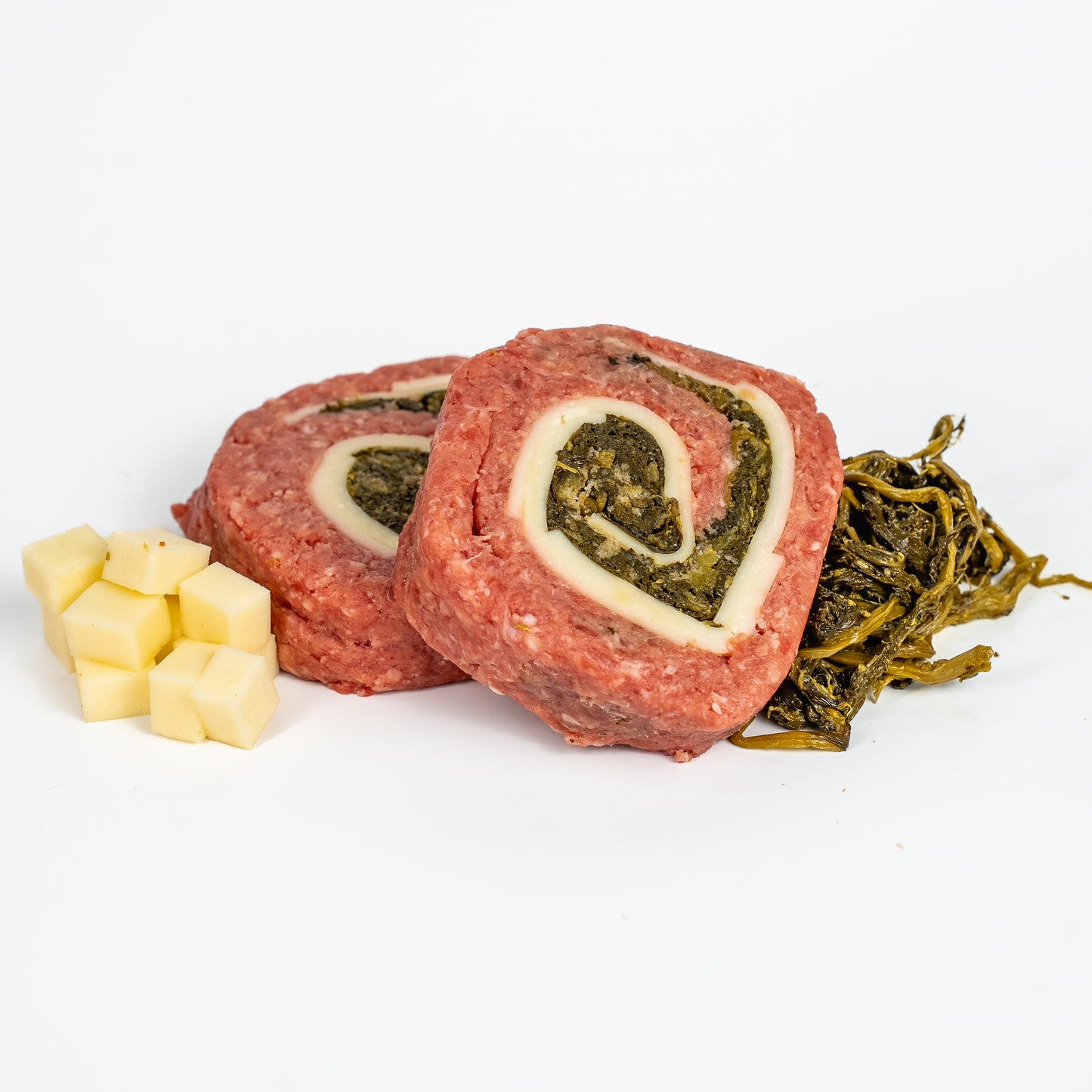 Fetta di polpettone di scottona con broccoli e provola